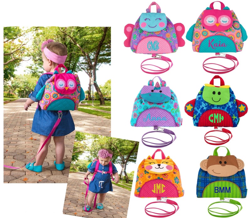 little girl with backpack