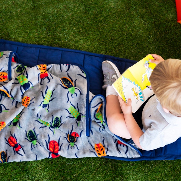 prek nap mat, Navy Buggy nap mat, boys personalize nap mat, preschool nap mat, toddler nap mat, monogram nap mat, viv and lou nap mat