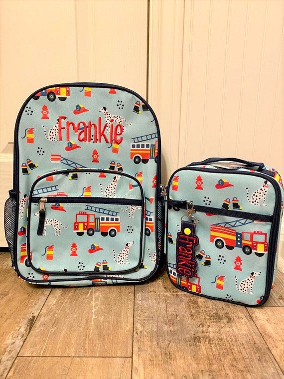 Wildkin Firefighter Backpack Lunchbox 