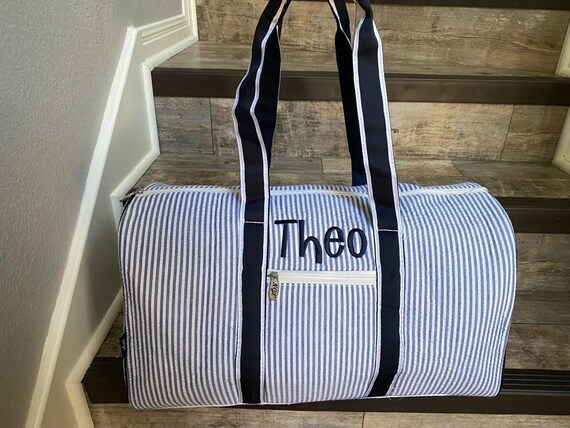 Seersucker duffle bag wholesale hotsell