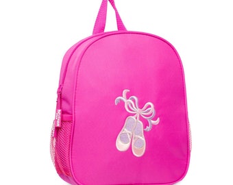 Embroidered Bellamy Pink Dance backpack, Dance Gift, girls dance duffle, Personalize little Girl Dance backpack