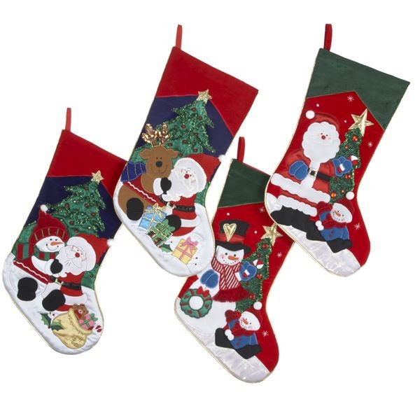 Embroidered Christmas Stockings, Personalized Christmas Stockings, sa…