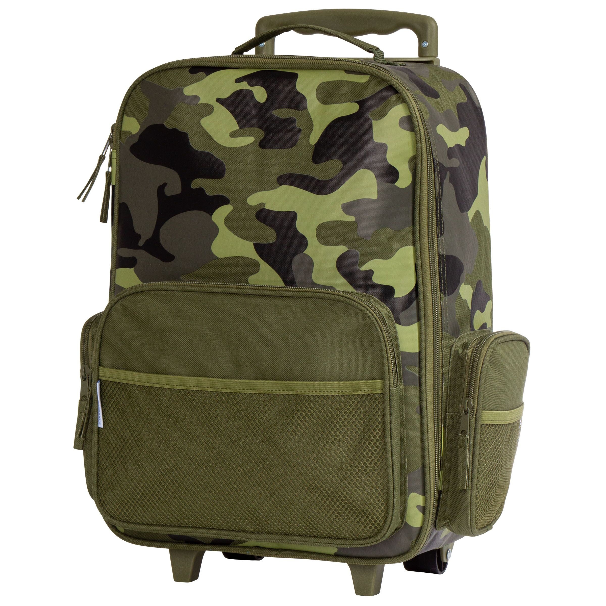 Boys Camo Suitcase Personalized Rolling Luggage for Boys Etsy