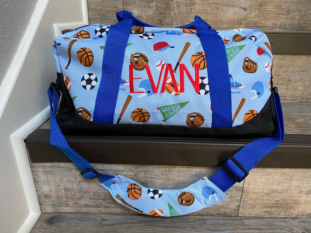 Wildkin Game on Duffel Bag, Personalized Sports Duffle Bag, Game Day