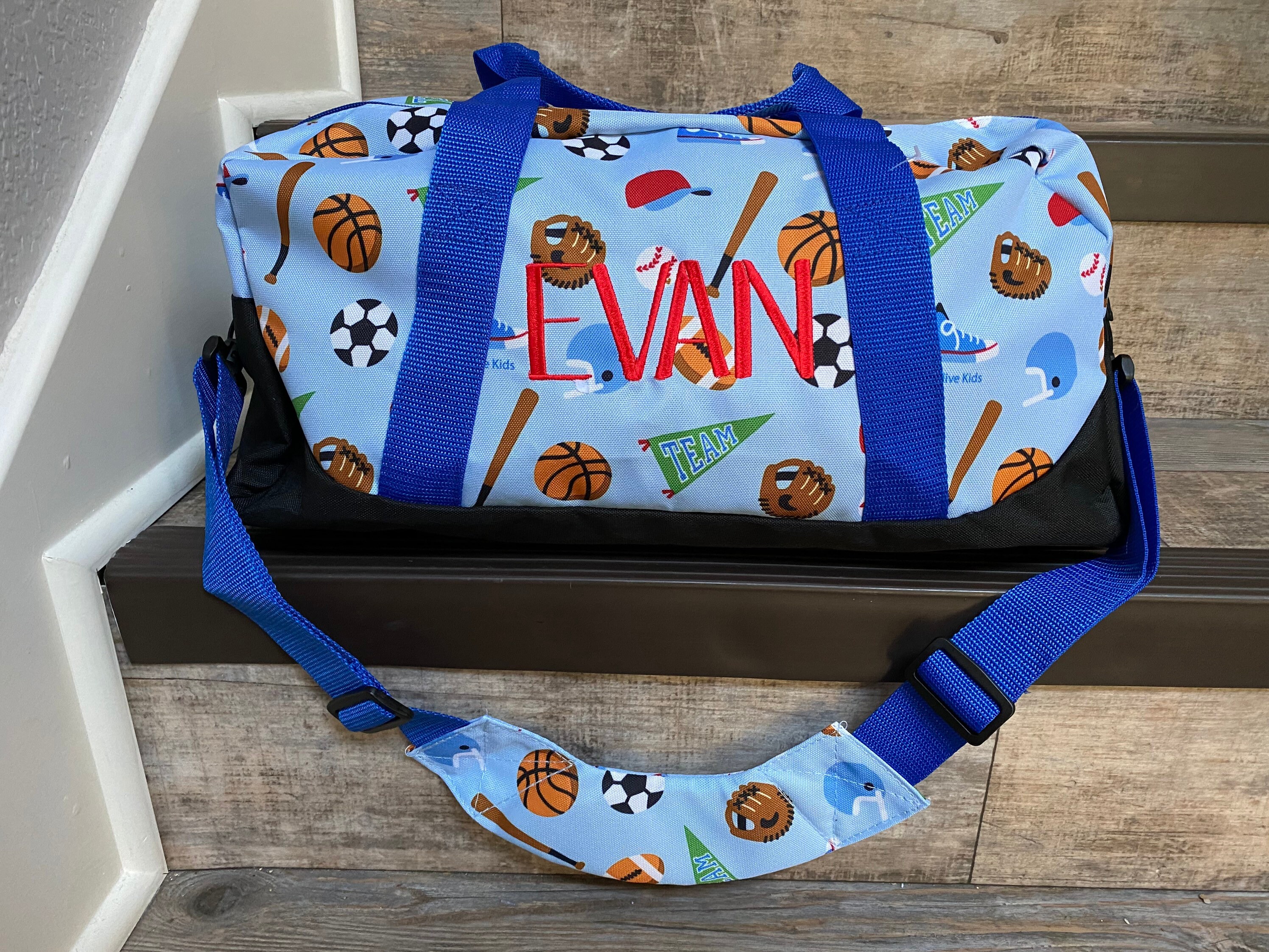 Wildkin Game On Duffel Bag Personalized Sports Duffle bag - Etsy 日本