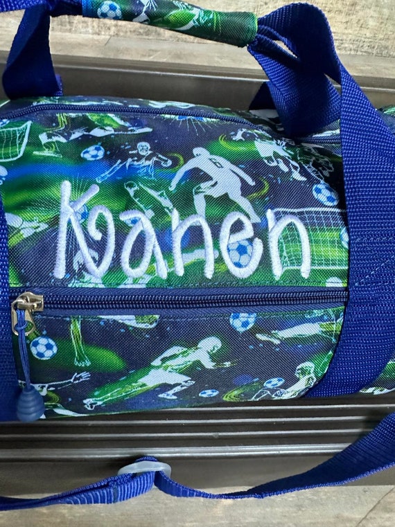 Blue and Green Soccer Duffle Soccer Bag Personalize Soccer Bag Blue Soccer Bag Soccer Duffle Bag Soccer Ball Duffle Tote Soccer Tote Etsy Canada