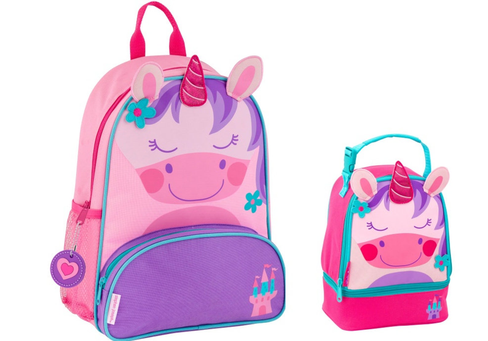 Unicorn Sidekick Backpack Lunchbox Set Stephen Joseph Lunch Etsy