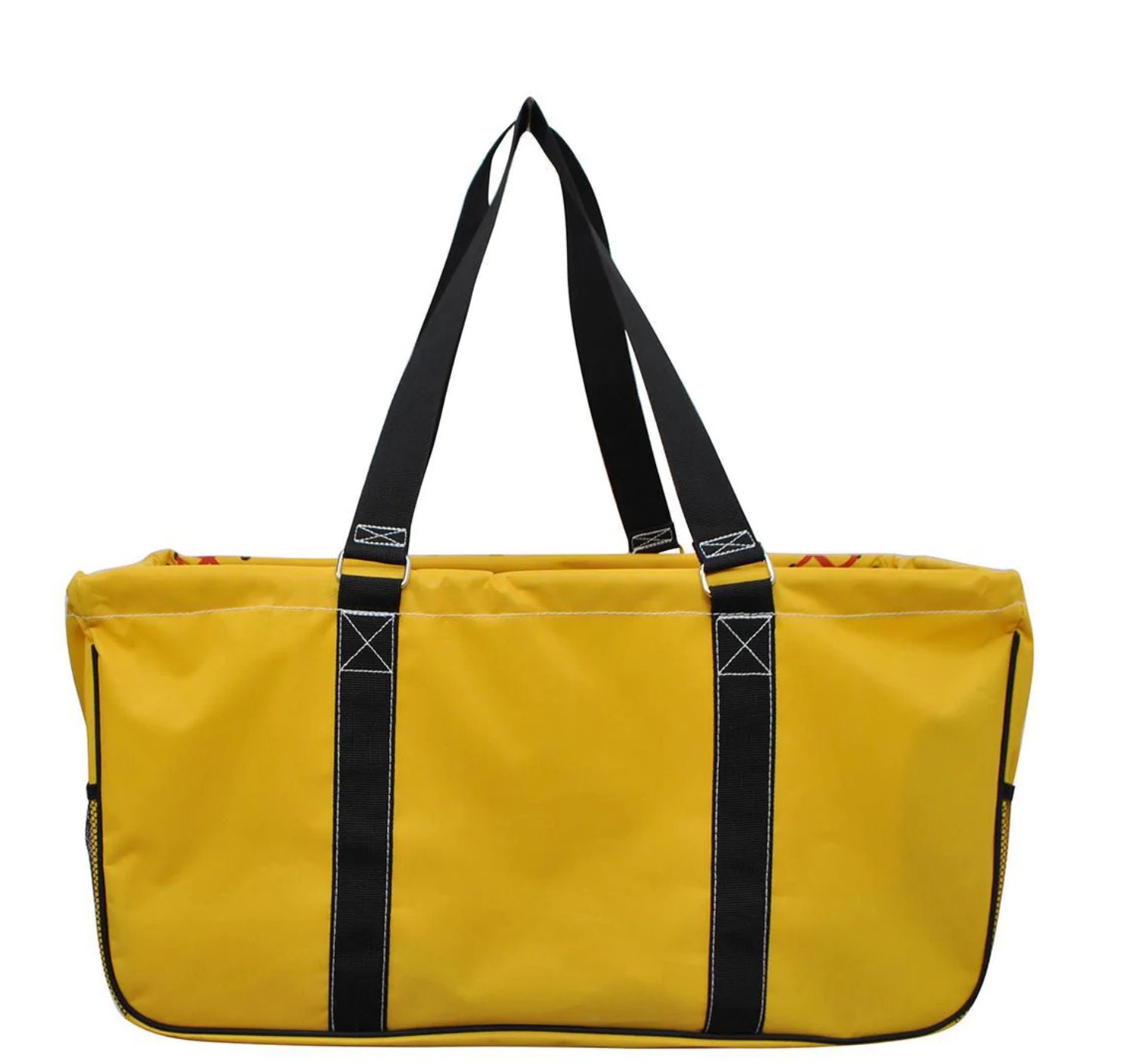 Monogrammed Softball Utility Tote, Collapsible Tote, Tailgate Tote, Personalized utility tote, Softball Utility tote, Softball snack holder