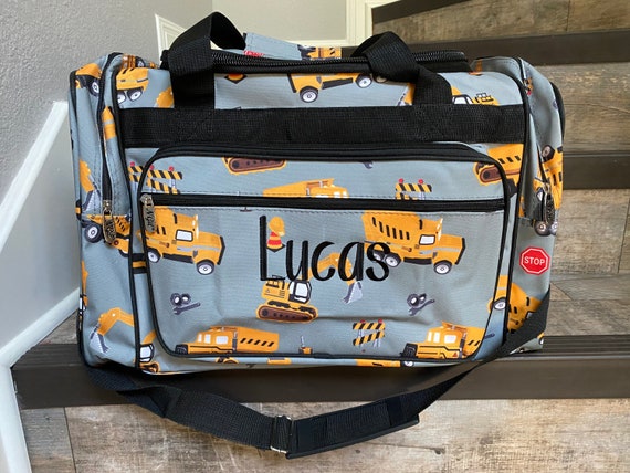 Construction duffle store bag