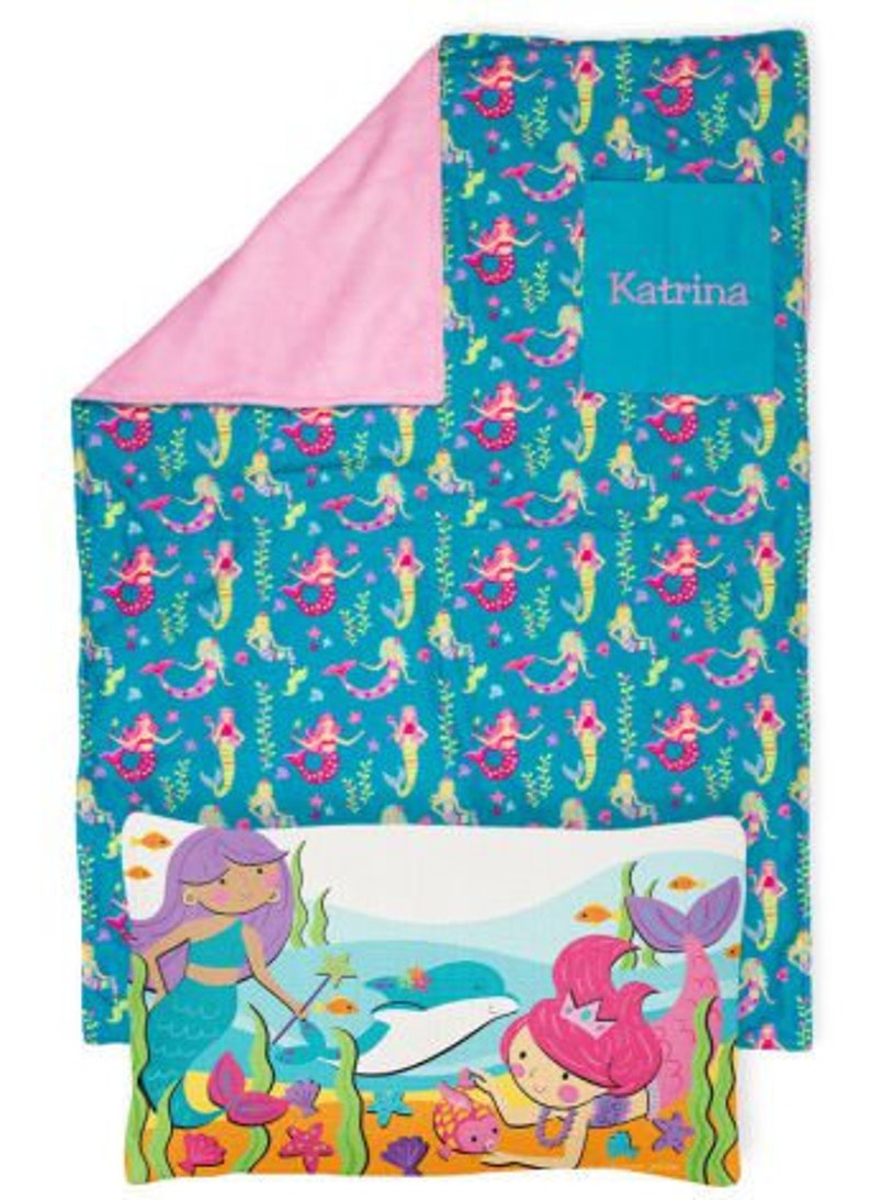 Personalized Toddler Blanket and Pillow Preschool Blanket Etsy