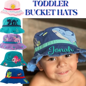 Personalized Embroidered Stephen Joseph Toddler Bucket Beach Pool Sun Hat