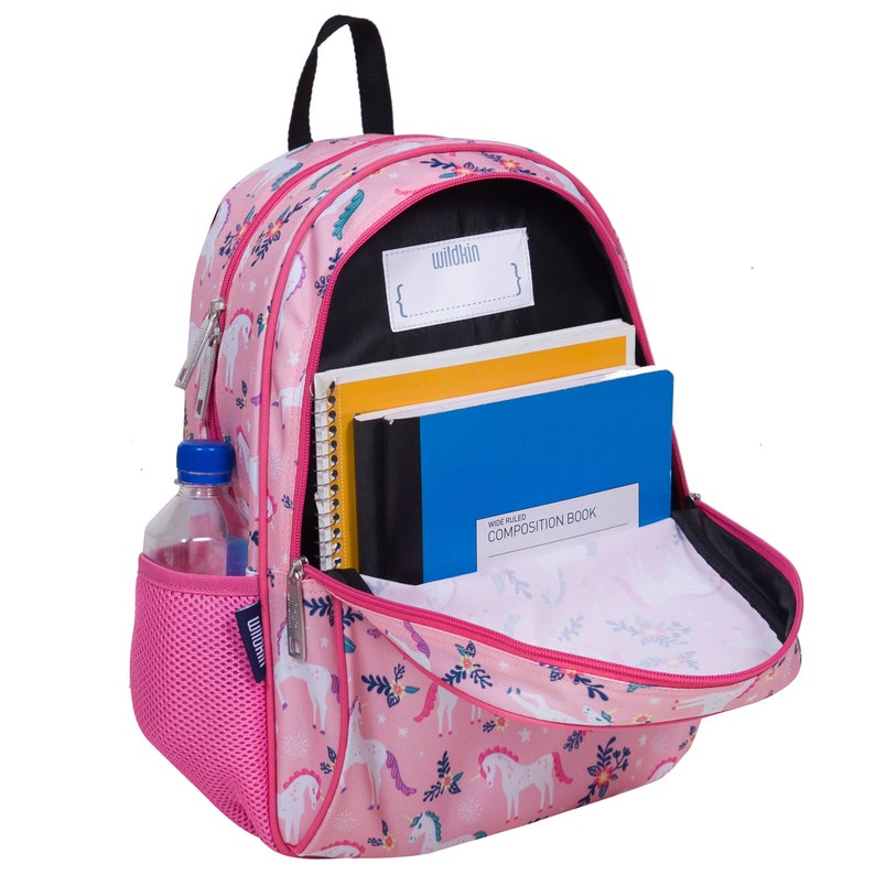 Wildkin Magical Unicorn Backpack Lunchbox Set Monogram Etsy