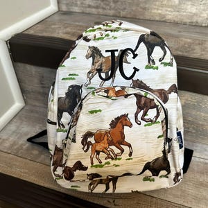 canvas mini backpack horses Mini Horse Backpack