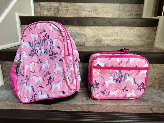 Girl backpack and lunchbox set hotsell