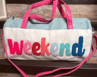 Girls Duffel Bag with Monogram, Personalized Duffel Bag, Monogram Duffle Bag, Leopard Duffel bag, leopard bag, girl  leopard duffle