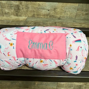 nap mat, Stephen Joseph nap mat, Unicorn nap mat, personalized girl nap mat, preschool nap mat, pre-k nap mat, pink nap mat, girl nap mat