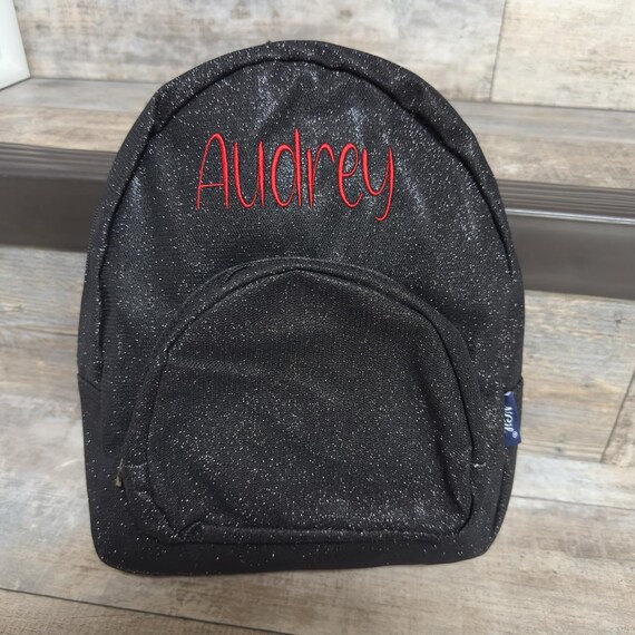 \'This Is Now\' Black Embroidered Backpack BACKPACK | THIS IS NOW main image 2