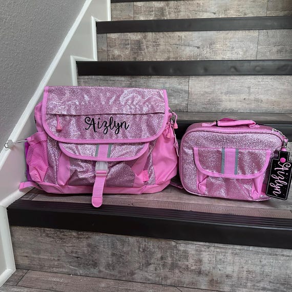 Personalized Bixbee Medium Sparkalicious Pink Backpack  display picture 2