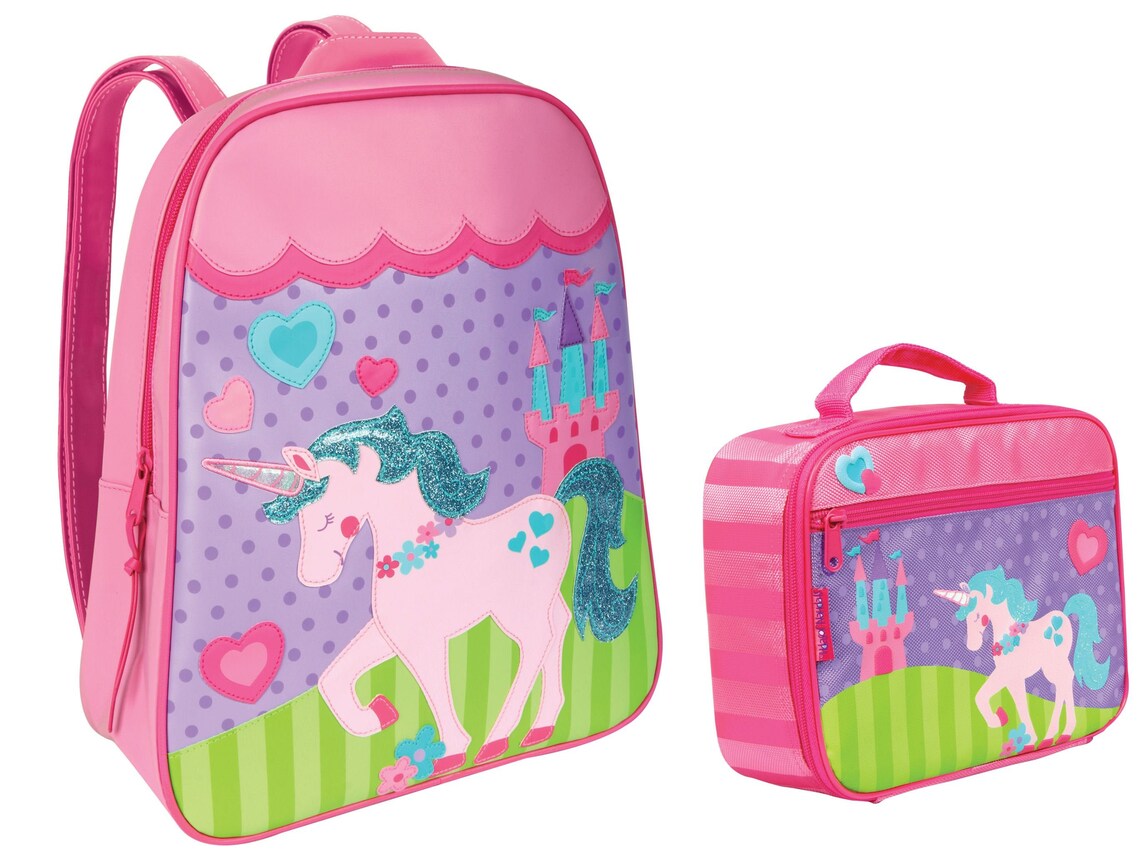 Personalize Go Go Unicorn Backpack and Lunchbox Set Preschool Etsy
