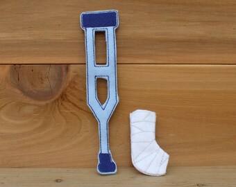 Elf props, Elf Clothes, Elf Accessories, elf crutches, elf cast, sick elf, hospital elf, girl elf, boy elf, Christmas Elf, Elf Outfit