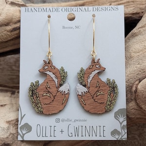 Fox Earrings
