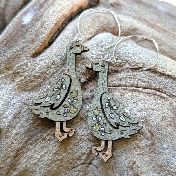 Goose Earrings