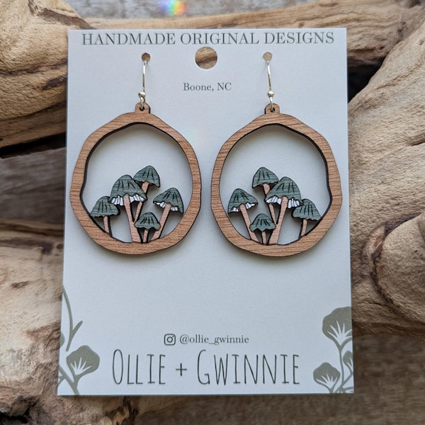 Mushroom Earrings