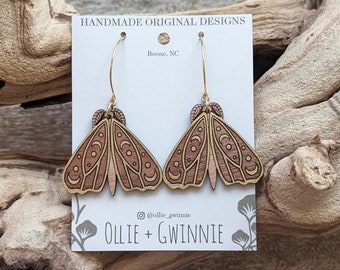 Moth Earrings