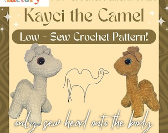 PDF PATTERN ONLY - Kayci the Camel - Crochet Pattern