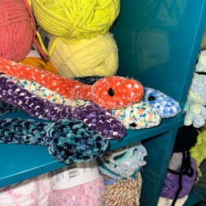 Crochet Fidget Snake - Pick Your Color
