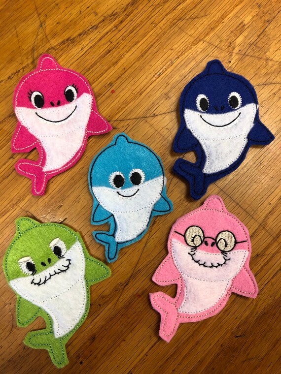 baby shark song puppets