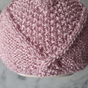 Knit teacosy: pink love heart teacozy. Handknit in Ireland. Original design. Mothers day gift. Gift for new home. Gift for tea drinker. image 3