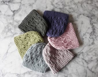 Chunky Cable Knit Beanie Pattern: Aran Style (PDF Pattern)