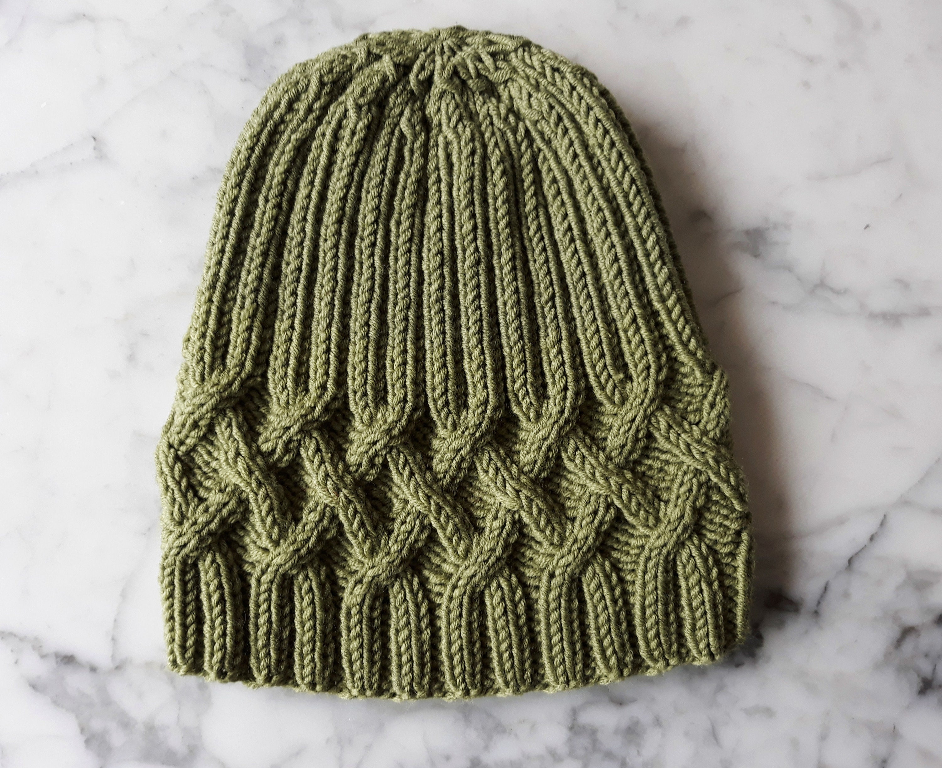 Hat Knitting Pattern Instant Download Pdf Beanie Hat Pattern