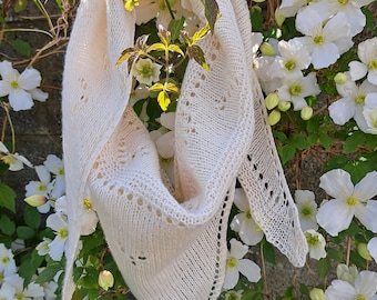 Strickmuster ""Möwe"" Strickmuster: Easy Lace, One Skein (Digitaler Download)"
