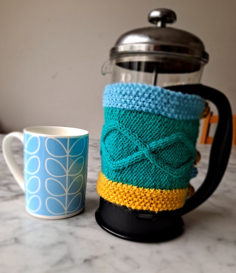 Cafetiere Cosy Aran Knit Coffee Pot Cosy. Made in Ireland. Etsy