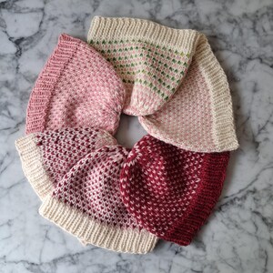 Chunky wool beanie hats: eco-friendly natural fiber knit hats. Beanie for her. Made in Ireland. Handknit unique beanie hats. Matching hats.
