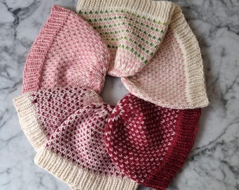 Handgestrickte grobstrick Tweed Mütze: Umweltfreundliche Wollmütze, Hergestellt in Irland