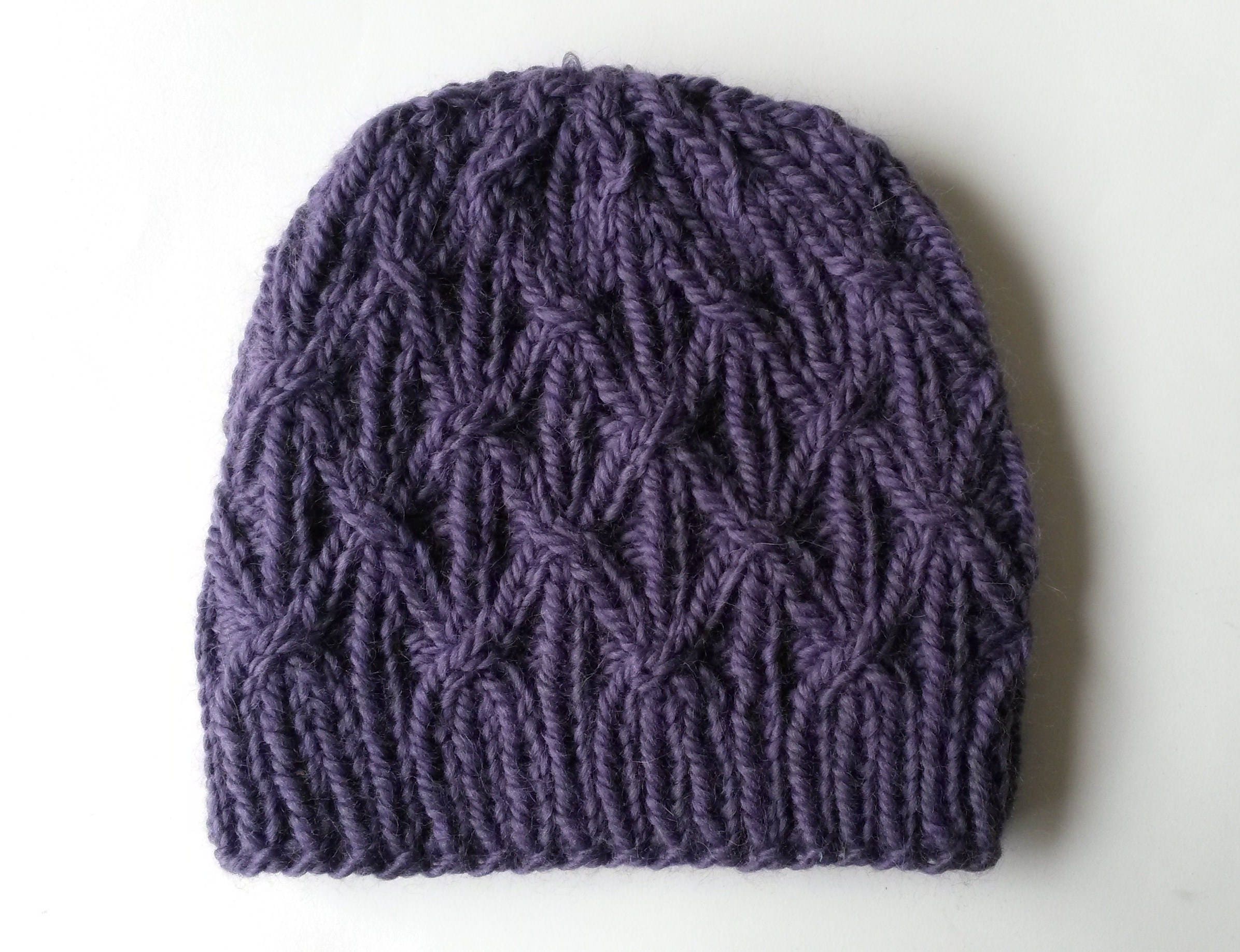 Chunky Knit Beanie: Handknit Hat in Luxury Yarn. Wool Alpaca - Etsy Ireland