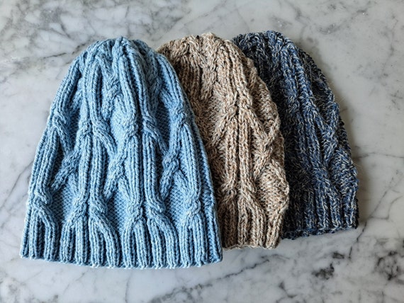 Hat knitting pattern: Moher Beanie. Instant download pdf. Aran hat pattern. Cable hat pattern. Mens knit hat pattern Womens knit hat pattern