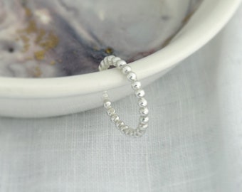 Beaded Sterling Silver Toe Ring For Women UK, Summer Fashion, Adjustable Silver Toe Ring, Beachwear