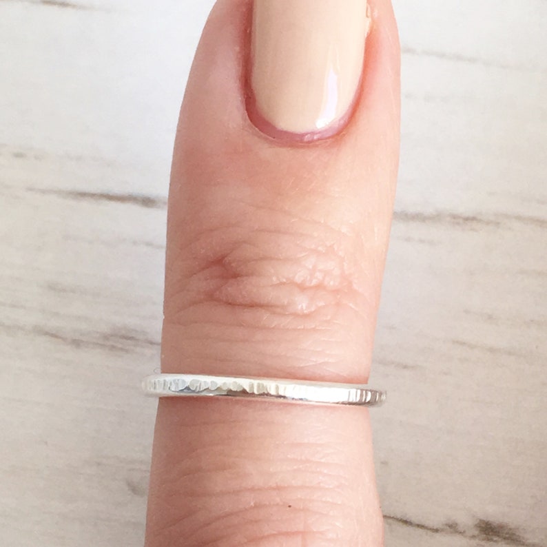 Dainty Toe Ring Recycled Sterling Silver, Skinny Toe Ring For Women UK, Boho Toe Ring, Delicate Toe Ring, Adjustable and Comfortable image 5