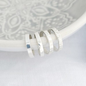 Ear Cuff Sterling Silver, Textured To Catch The Light, No Pierce Slip on Cuff, Boho Style Ear Cuff UK