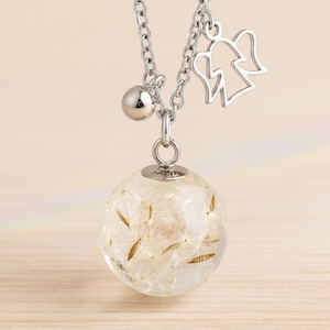 Collana Chiama Angeli Con Angioletto In Argento, Regalo Per Gravidanza E Mamma - LOVEMYCOCCA