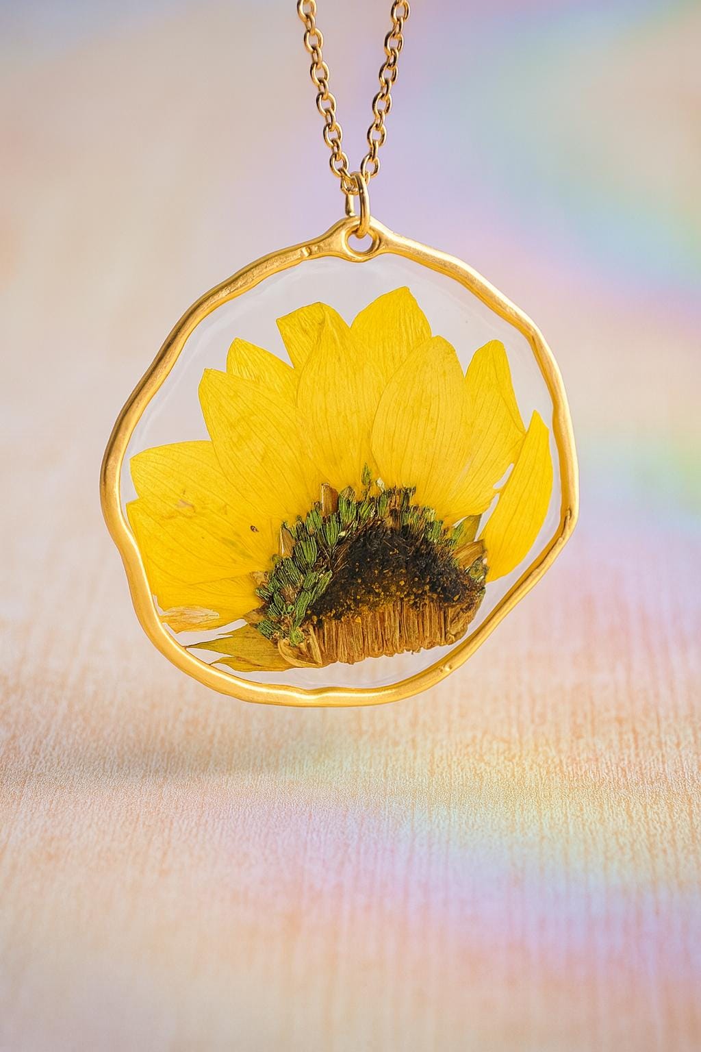 YAYAKO Portachiavi Girasole In Acciaio Inossidabile - Portachiavi Auto E Portafoglio, Gioiello Fiore Regalo Per Donna - 2