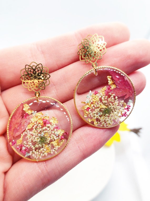 Paper Wishes  Hoop Earrings UV Resin Kit