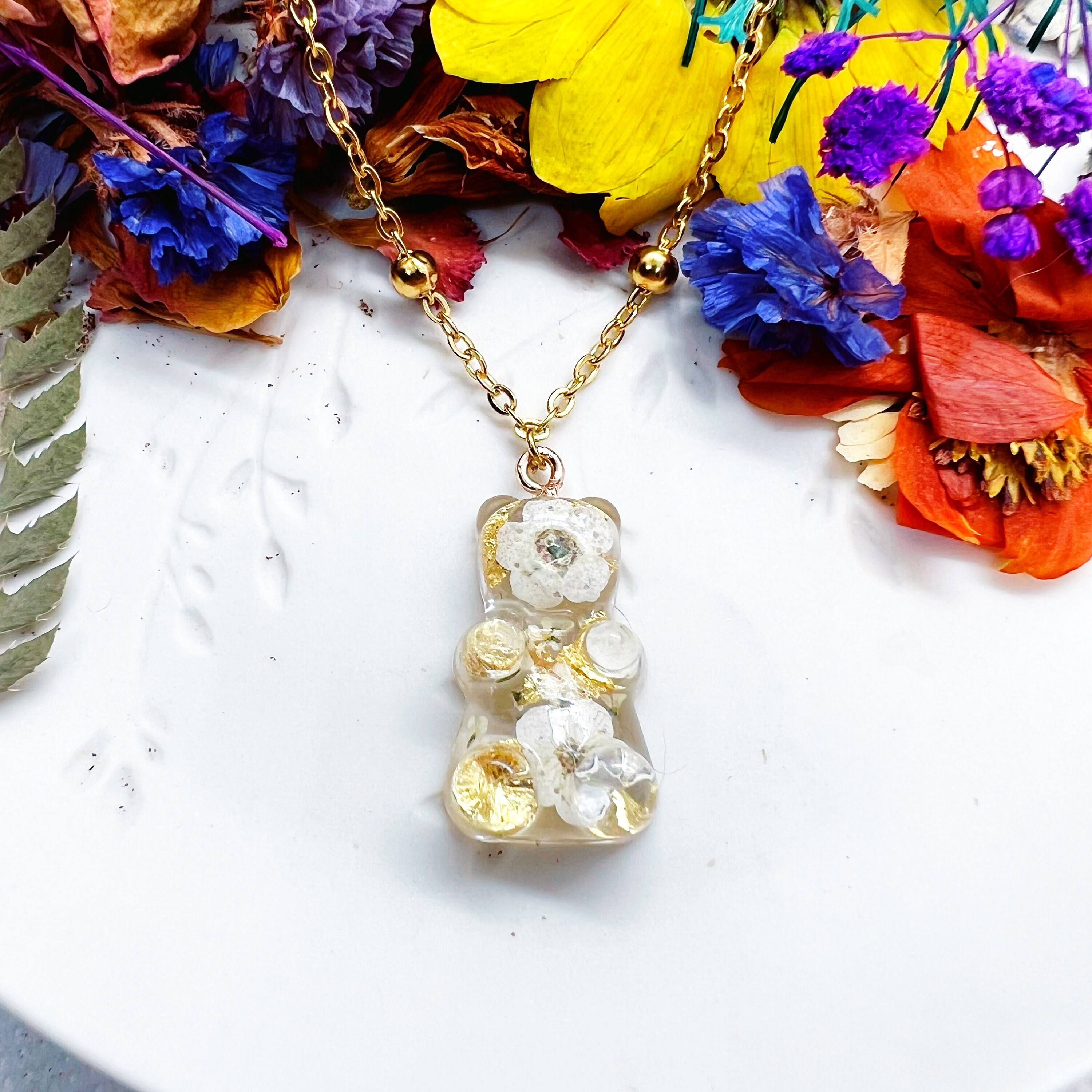 Collana Con Ciondolo Orsetto Gommoso – Gioiello Moda In Resina Colorata Per Ragazze E Donne