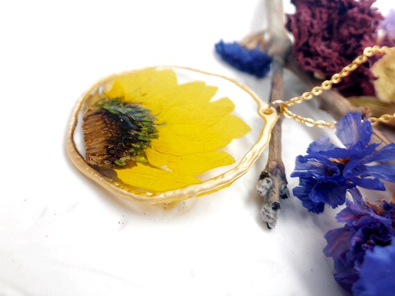 Collier Déclaration Tournesol Multicolore Résine Et Cristal Autrichien - Neuf Avec étiquettes