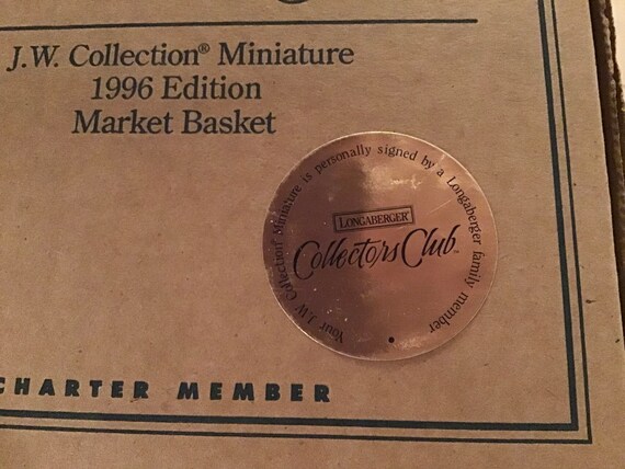 Longaberger Grandma Bonnie Personally Signed Collectors Club