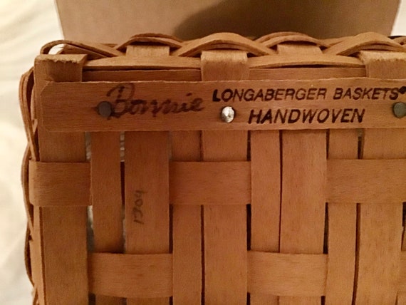 Longaberger Grandma Bonnie Personally Signed Collectors Club